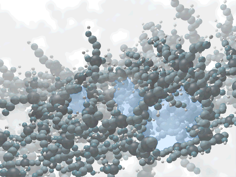 Positronium bestimmt Porengröße