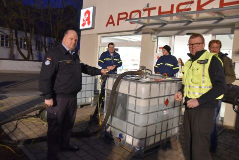 Anlieferung des Reinstwassers