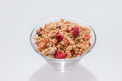 Raspberry muesli