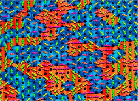 Charge distribution in cobalt oxide