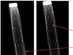 Neutronenradiografie einer Elektrolysezelle