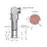 Schnitt durch CC-3