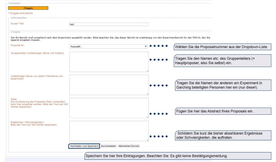 Screenshot  "EU-Report" NMI3