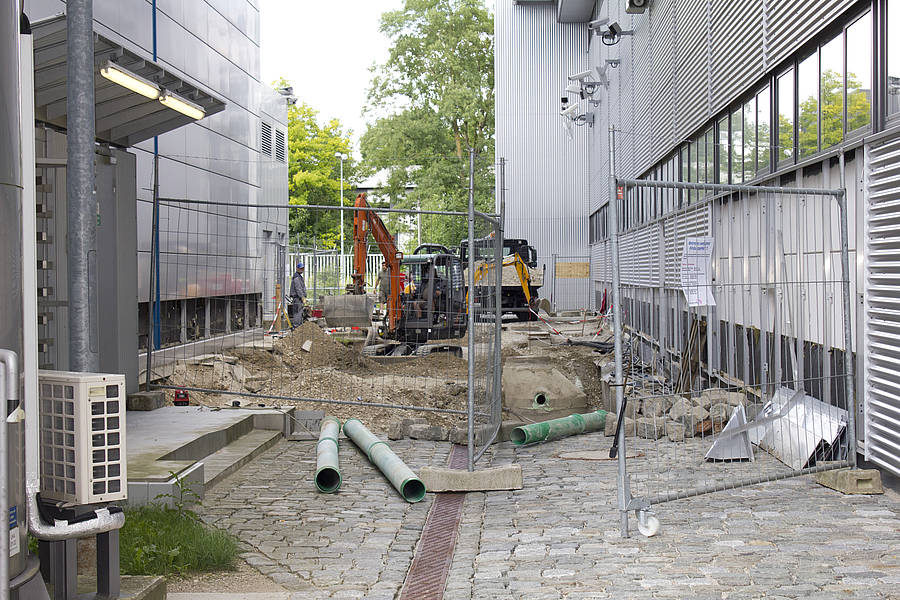 Erster Schritt zur neuen Neutronenleiterhalle